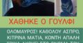 Χάθηκε ΟΛΟΜΑΥΡΟΣ Γάτος Γούλφι – Πραξιτέλους 36