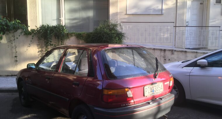 Κλοπή TOYOTA starlet Αυτοκίνητο- Θεσσαλονίκη Αυτοκίνητο- Ανατολική.